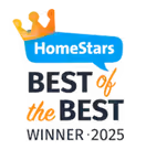 HomeStars Best of the Best Winner 2025